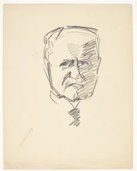 Tutkimus muotokuvaa varten dr.med. Carl Lorentzen (1860-1932)