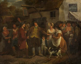 The Ale House Door (öljy kankaalle)