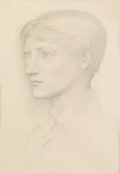 Philip Burne-Jones, n. 1875 (lyijykynä)