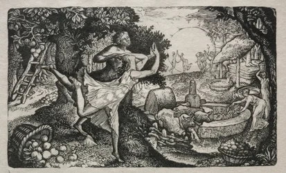 Cyder Feast: Vision ilosta ja kiitospäivästä, 1829.