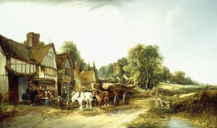 Puuvaunu, 1845