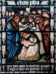 Birmingham, St Martin In The Bull Ring, Morris & Co., Edward Burne-Jones, The Nativity, 1876.