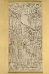 Mystinen avioliitto, 1871-74 (muste paperille)