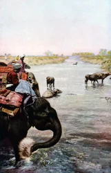 Jokikohtaus, Keski-Intia, 1930-luku