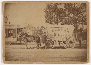 J. Frank Pope Ice Wagon,c. 1885 (kuva)