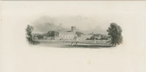 Trentham Hall: teräskaiverrus ja [?1800-luvun puoliväli] (tulostus)