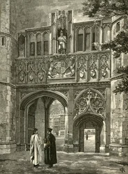 Pääportti, Trinity College, 1800-luvun loppu.