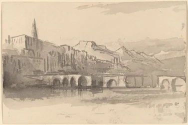 Silta vuorilla kaukana Ventimigliassa, 18841885.