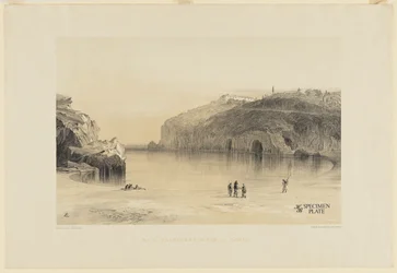 Palaiokastritza, Corfu (litho on paper)