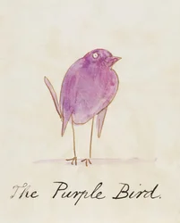 Violetti lintu, elokuvasta "Sixteen Drawings of Comic Birds"