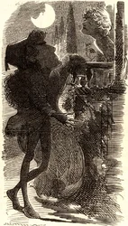 Henry Irving "Romeo ja Julia" -elokuvan parvekekohtauksessa