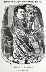 Kuvitettu muotokuva Mary Elizabeth Braddonista (Maxwell)