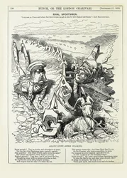 Kilpailevat urheilijat. Sanon nyt, kuten olen sanonut aiemmin, että tilaa on tarpeeksi..., 1878.