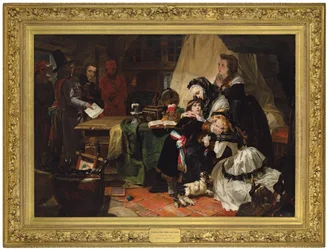 Marie Antoinette ja hänen poikansa viimeinen ero, 1856