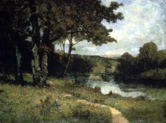 Puut lähellä jokea, 1891