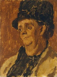 Rouva Evans (Öljy kankaalle)