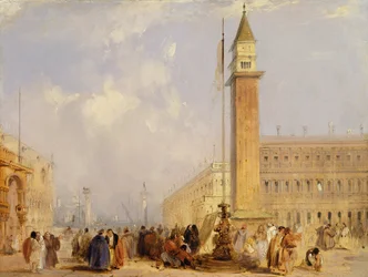 Piazzetta, Venetsia (öljy aluksella)