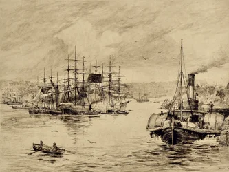 The Tyne: At Shields, n. 1880 (etsaus)