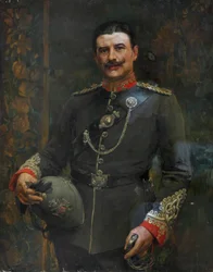 Vapaaehtoispataljoonan upseeri, Middlesex-rykmentti, noin 1904