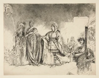Theseuksen ja Hippolytan hääaamu (tutkimus .1036:lle) - Sisään Theseus, juhannusyöstä