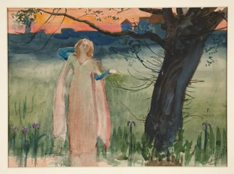 Ophelia puron rannalla - IV näytös, kohtaus VII, Hamlet