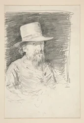 Tutkimus kenraali Meadelle: luonnos seinämaalauksesta osavaltion pääkaupunkirakennukseen Harrisburgissa, Pennsylvaniassa, 1902-1911 (valmistaja John Singer Sargent)
