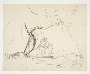 Study for The Quest of the Holy Graal (15 maalauksen sarja Bostonin yleiselle kirjastolle, valmistui vuonna 1901)