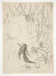 Graalin saavutus, tutkimus The Quest of the Holy Graalista (15 maalauksen sarja Bostonin yleiselle kirjastolle, valmistui vuonna 1901)