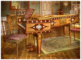 1700-luvun lopun koristekalusteet, 1911-1912.