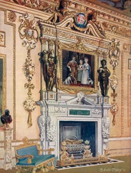Wilton Housen tuplakuutiohuoneen savupiippu.