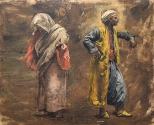 Kahden hahmon tutkimus, n. 1878.