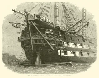 Atlantin lennätinkaapeli, HMS Agamemnonin Stern