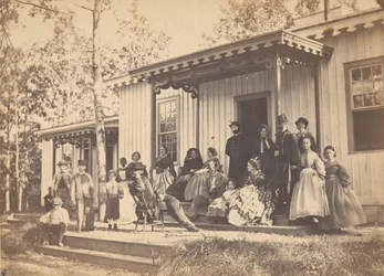 Ryhmä Porchilla, 1860-luku.