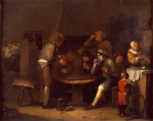 Maalaistalon sisustus, 1677