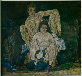 Familie. Perhe (öljy kankaalle)