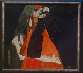 Kardinal und Nonne, Kardinaali ja nunna ... (öljy kankaalle)