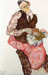 Rakastavaiset - 1914-1915 - 47,4 x 30,5 - Leopold Museum, Wien