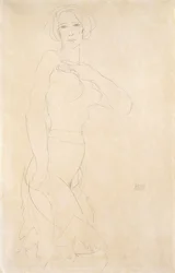 Alaston tyttö; Madchenakt, 1912