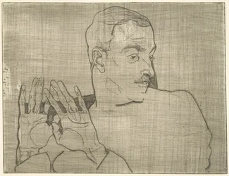 Arthur Roesslerin muotokuva, 1914 (kuivakärki)