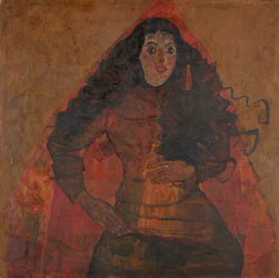 Trude Engelin muotokuva, n. 1913.
