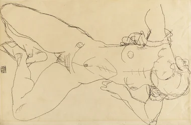 Makaava nainen alaston, 1914