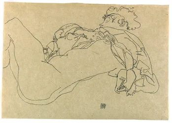 Makaava nainen alaston, 1914
