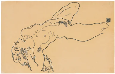 Lepäävä alaston, 1918