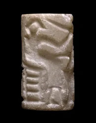 Sylinteritiiviste (Varhaisdynastian "Ihmistoiminnan" kohtaukset), Early Dynastic II (kalsiitti)