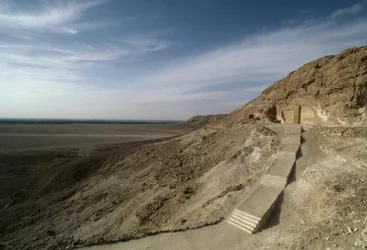 Akhenatenin kuninkaallinen hautausmaa, Tell el-Amarna, Egypti, Egyptin sivilisaatio, Uusi valtakunta, XVIII dynastia (kuva)