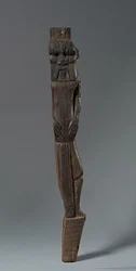 Tuoli tai sängynjalka God Besin kanssa, 1540-1296 eaa