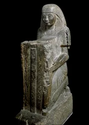 Egyptiläinen antiikki: Ptahmose (tai Ptahmes, Ptahmosis), farao Amenhotep III:n (tai Amenophis) superintendentti 1390-1352 eaa. 18. dynastia. Firenze, Museo Archeologico