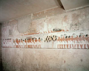 Ramosen haudan sisustus, Uusi kuningaskunta, n. 1360 eKr. (seinämaalaus)