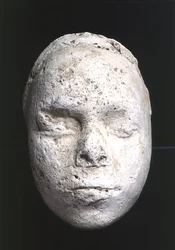 Miesnaamio, mahdollisesti kuvanveistäjän työhuone, Tell El-Amarnasta, n. 1353-1295 eaa. (kipsi).