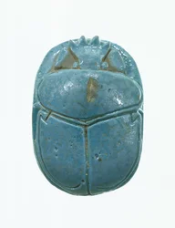 Amenhotep III:n ja kuningatar Tiyen avioliitto, Uusi kuningaskunta (lasitettu fajanssi)